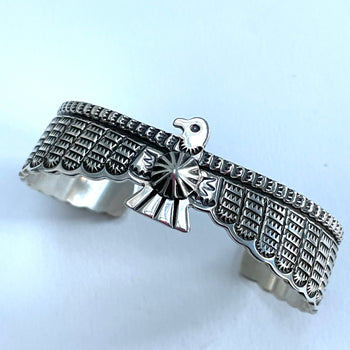 Eagle sterling silver bracelet Navajo