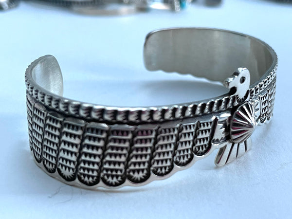Eagle sterling silver bracelet Navajo