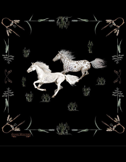 Silk scarf large scarf