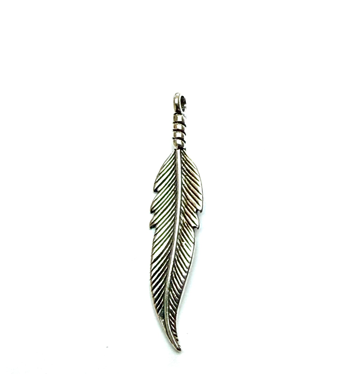 Feather charm small size