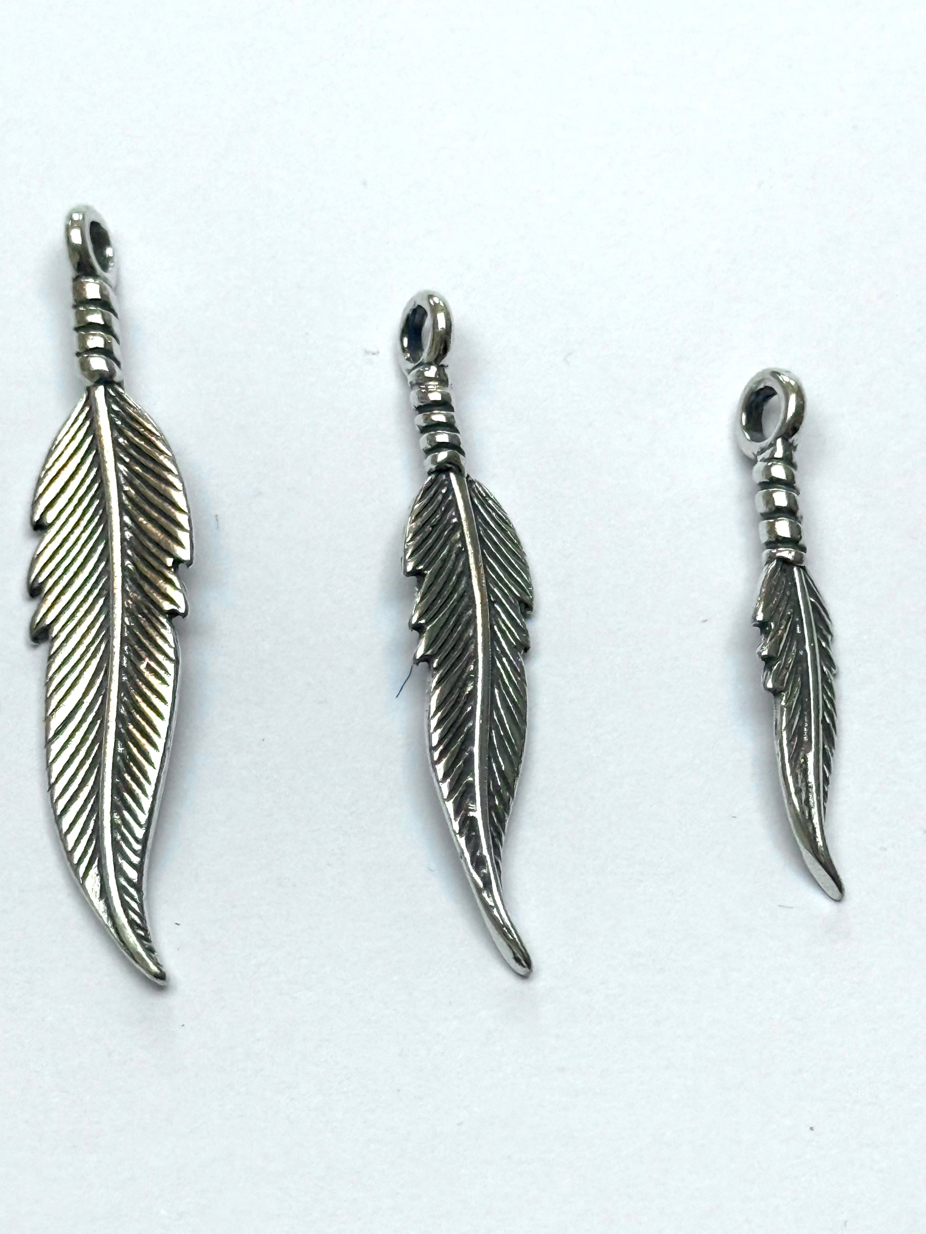 Large Feather Charm