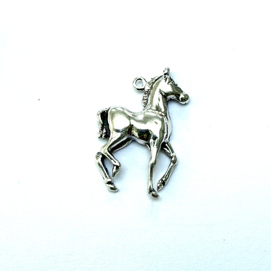 Sterling silver horse charm