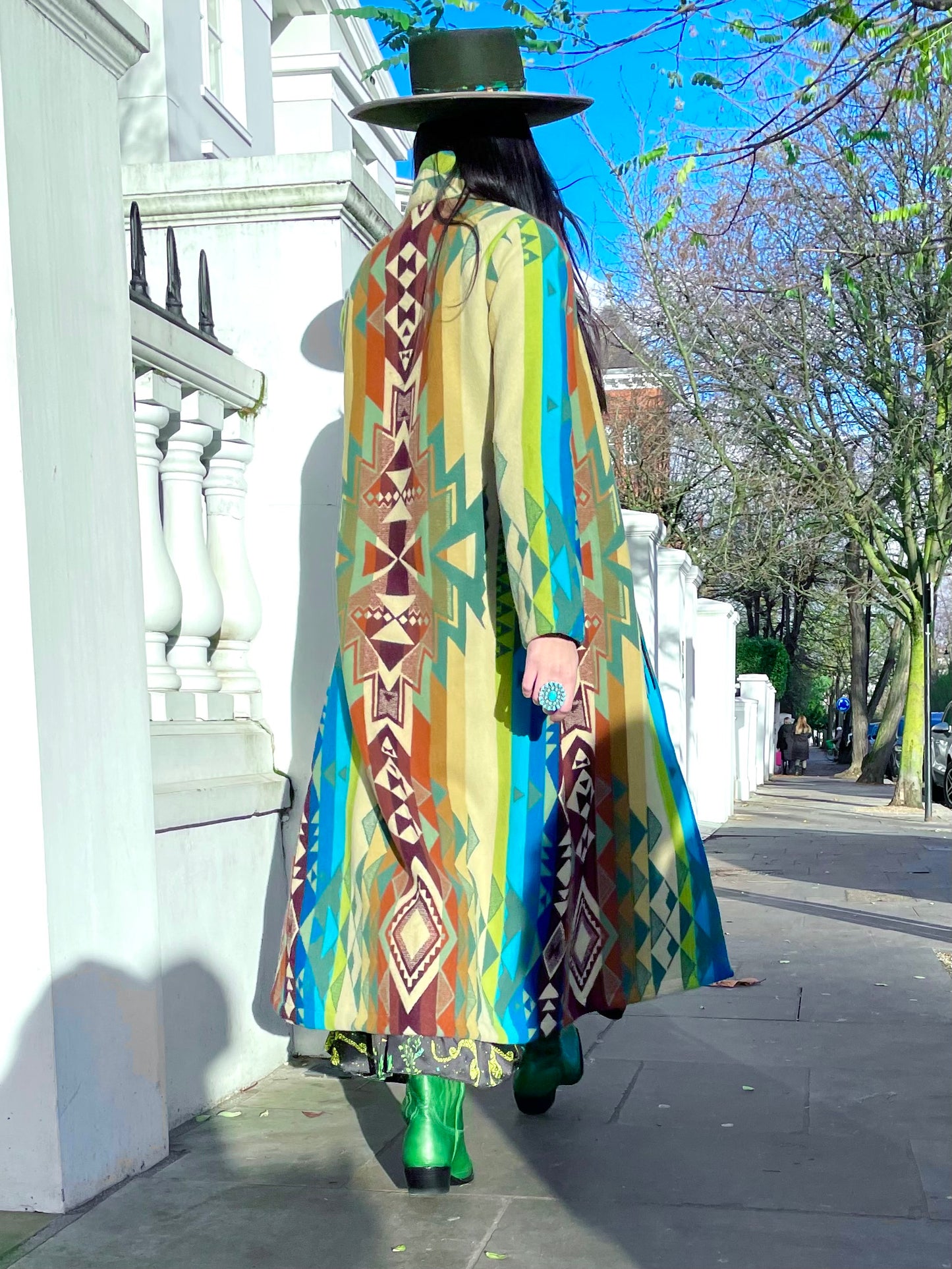 Long blanket coat limited edition