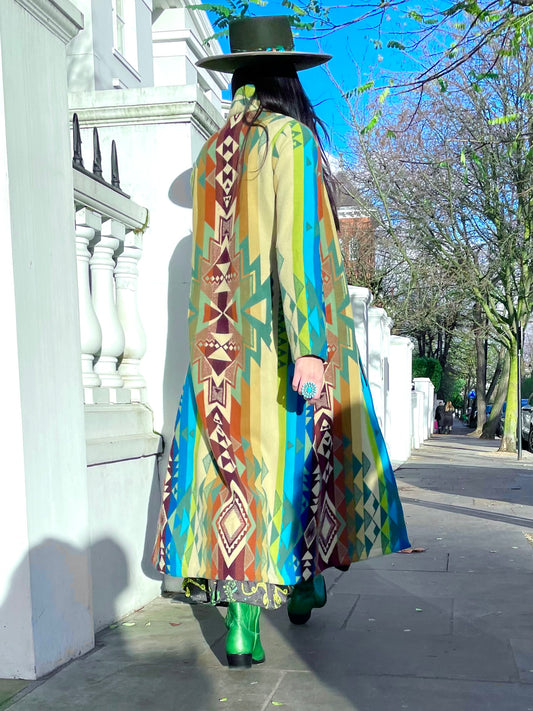 Long blanket coat limited edition