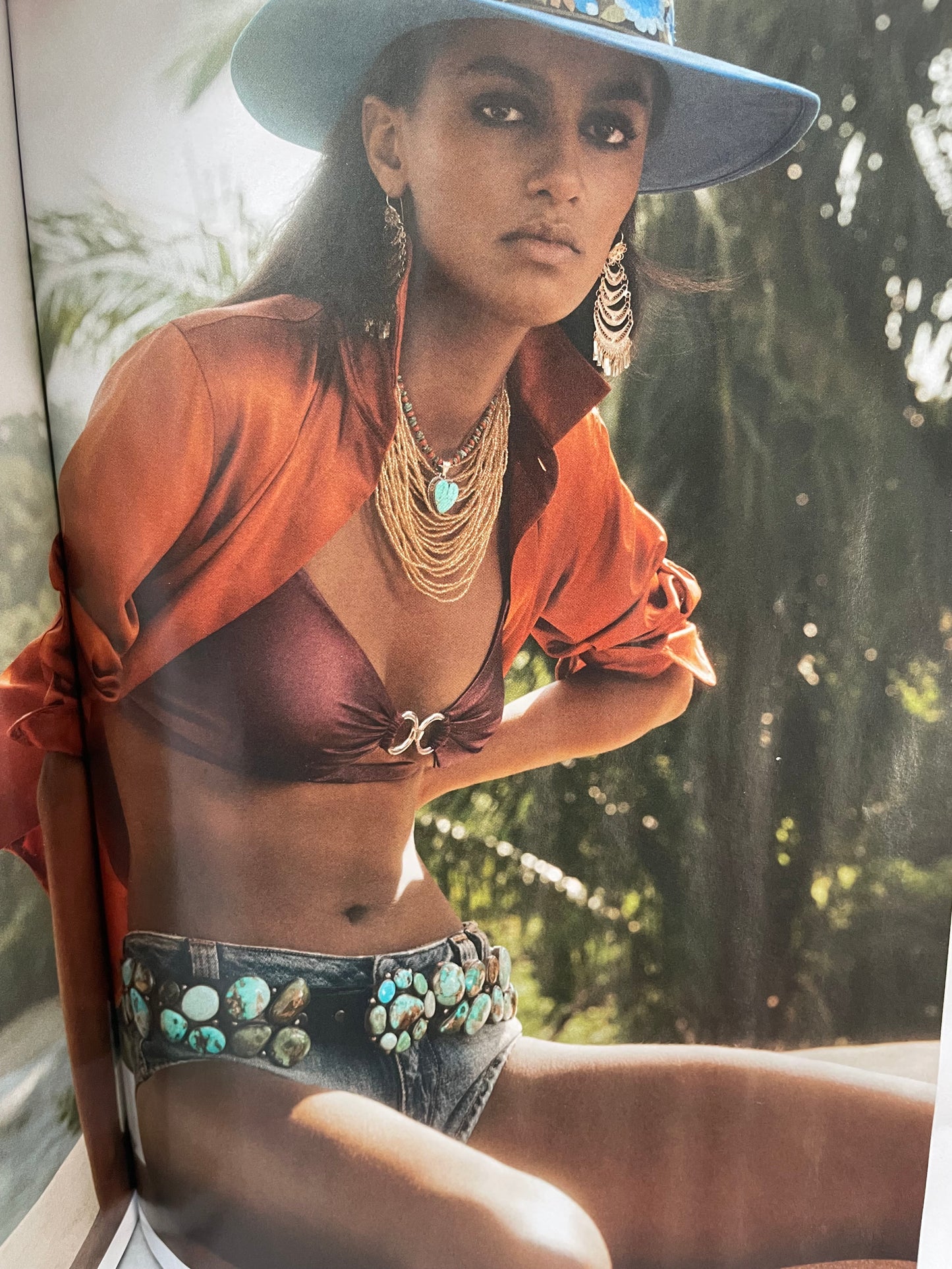 Amazing Navajo Turquoise Cluster Belt