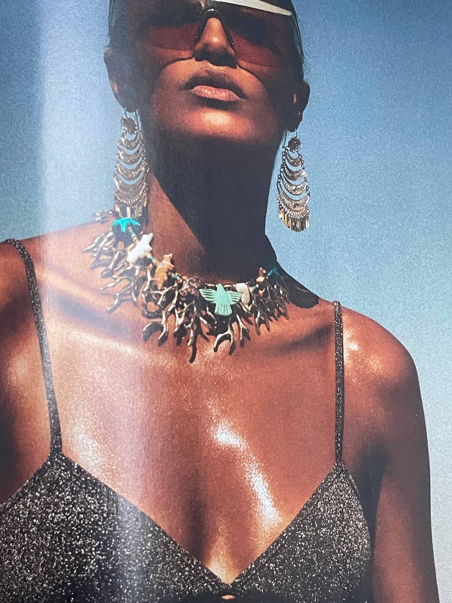 New short multi power animal necklace