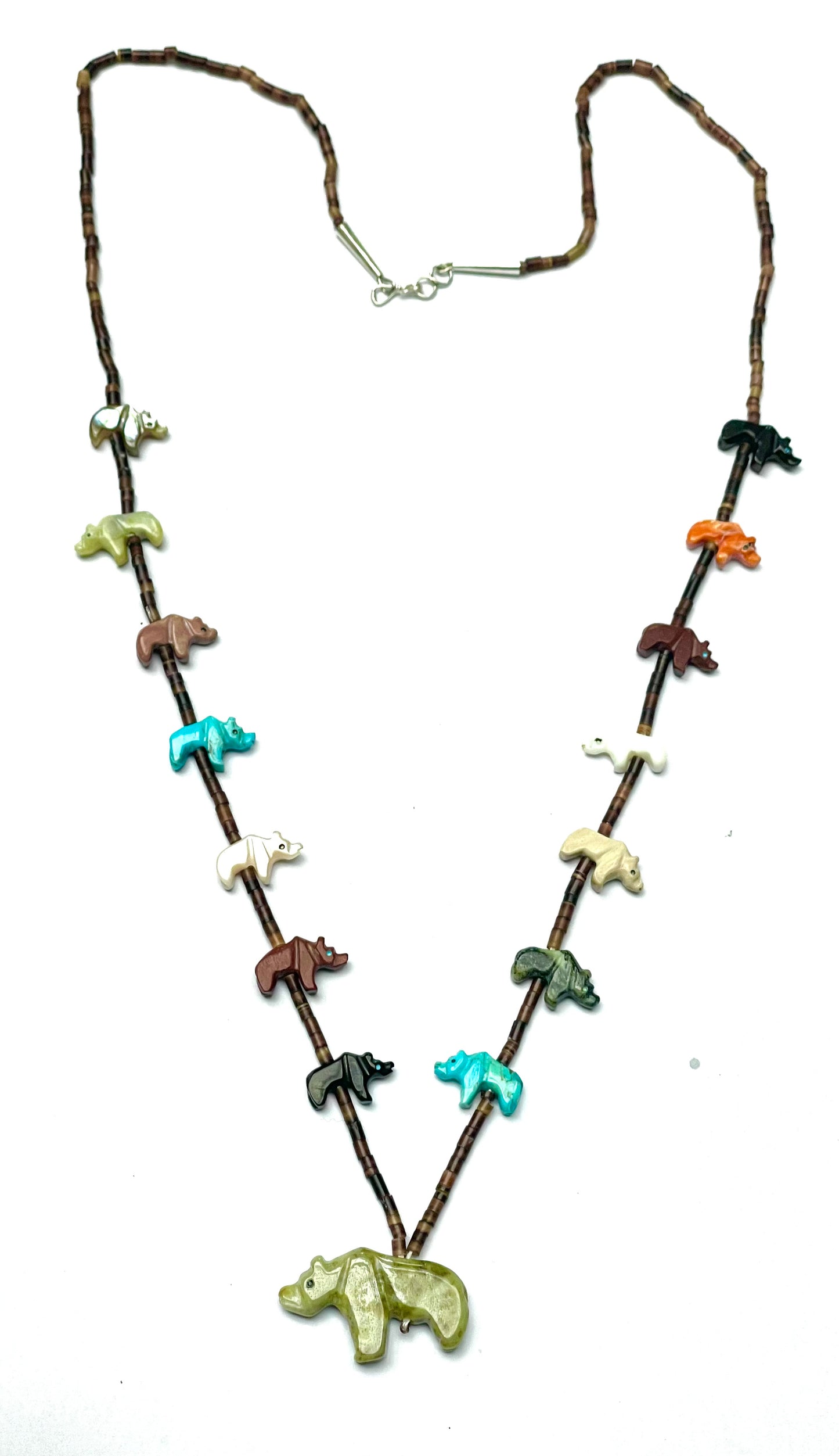 Bear power animal necklace