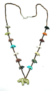 Bear power animal necklace