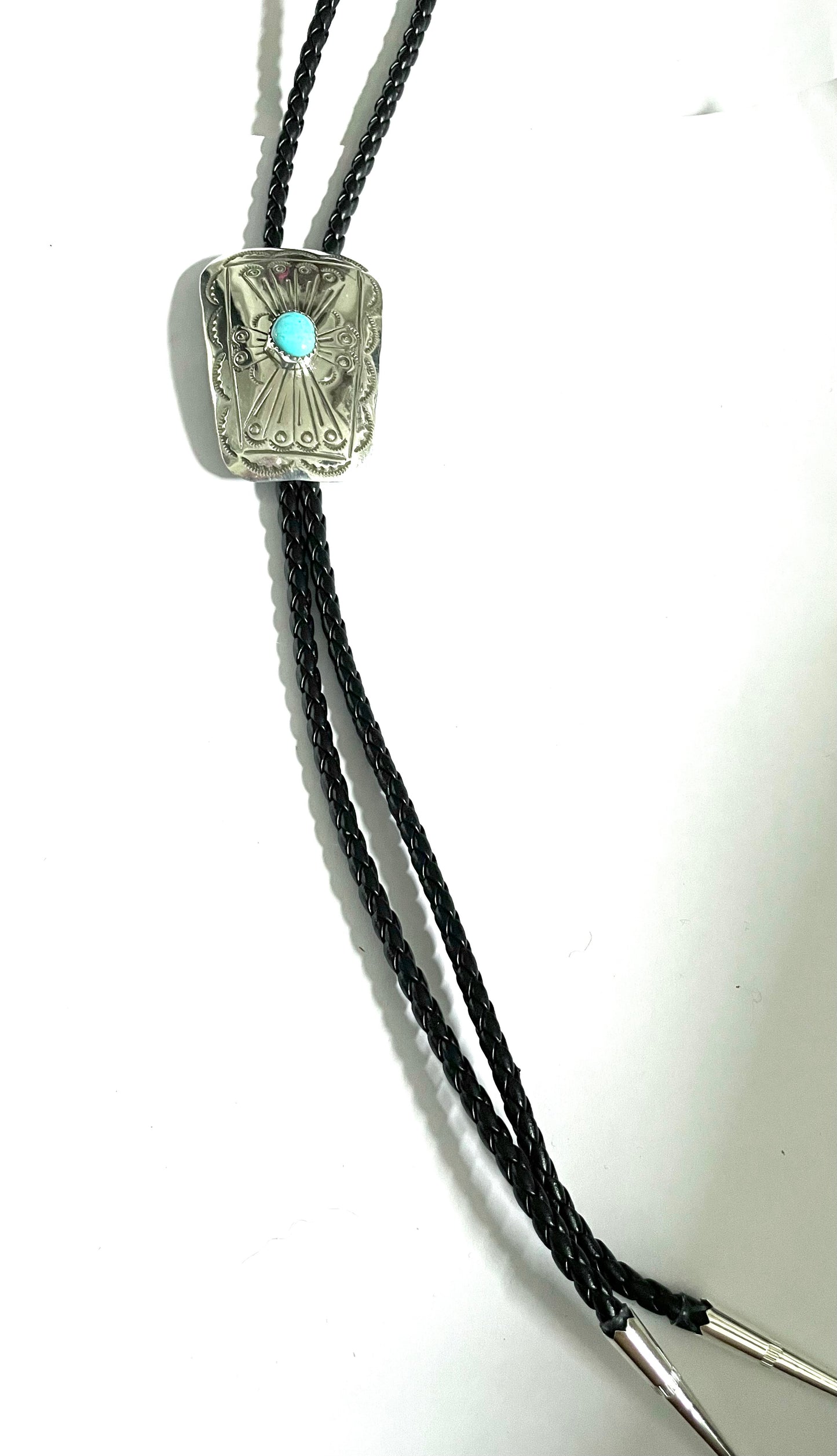 Bolo tie sterling silver Navajo