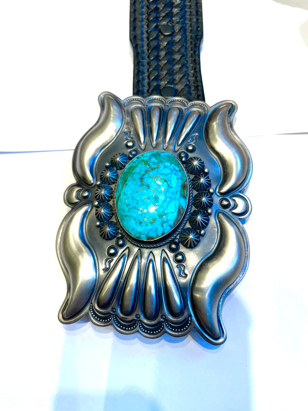 Navajo belt buckle & belt