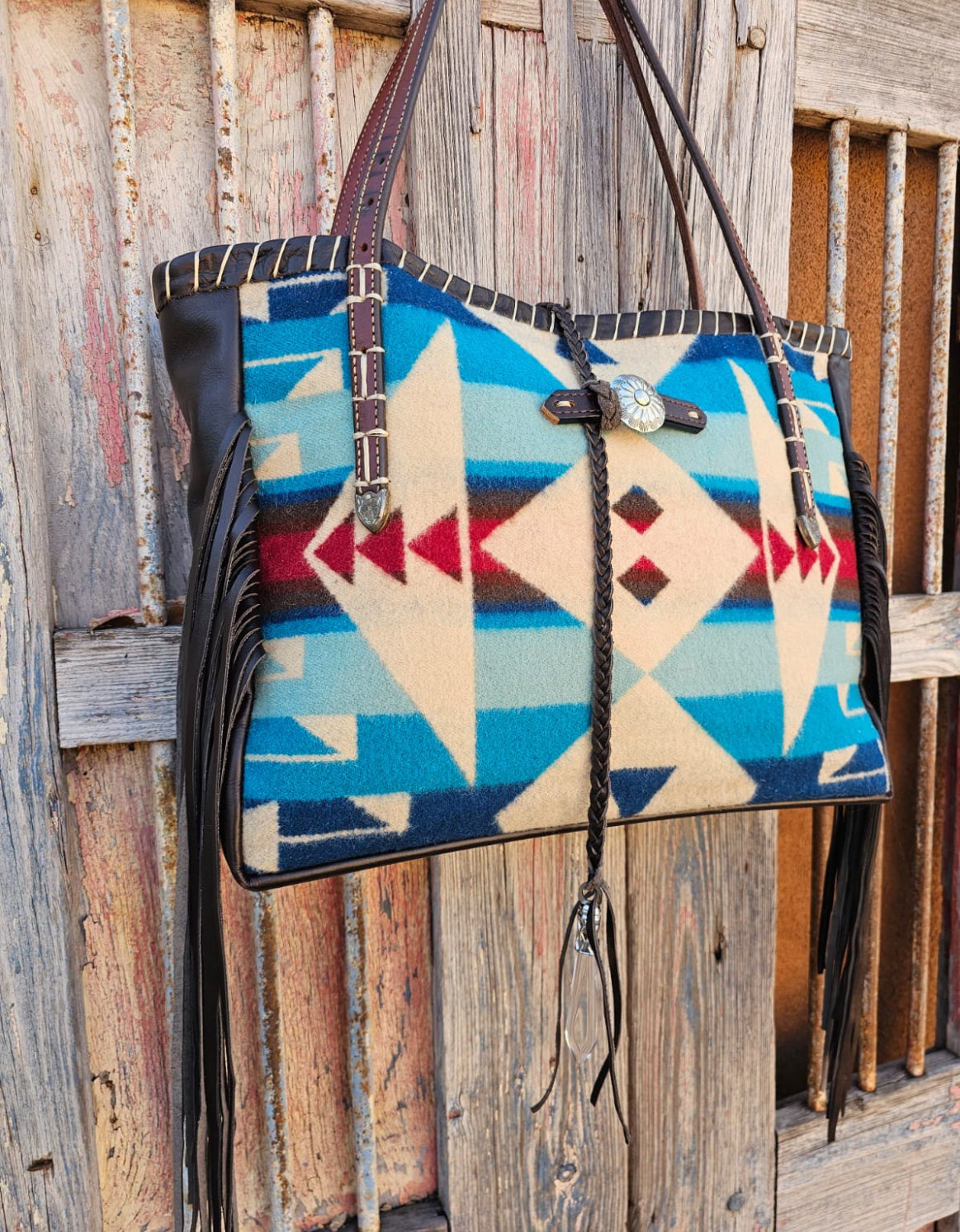 New shape Navajo blanket bag