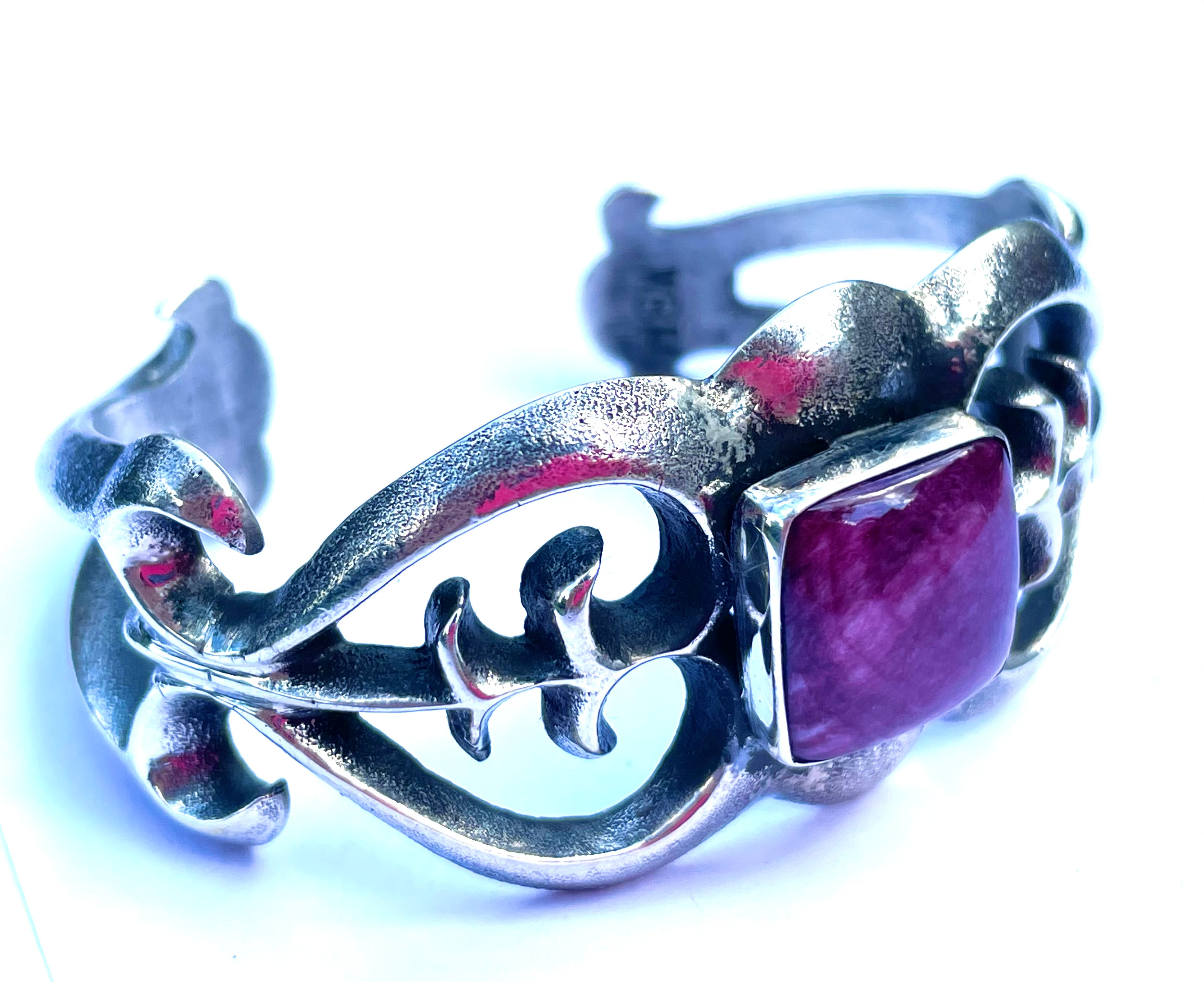 Beautiful purple stone bracelet