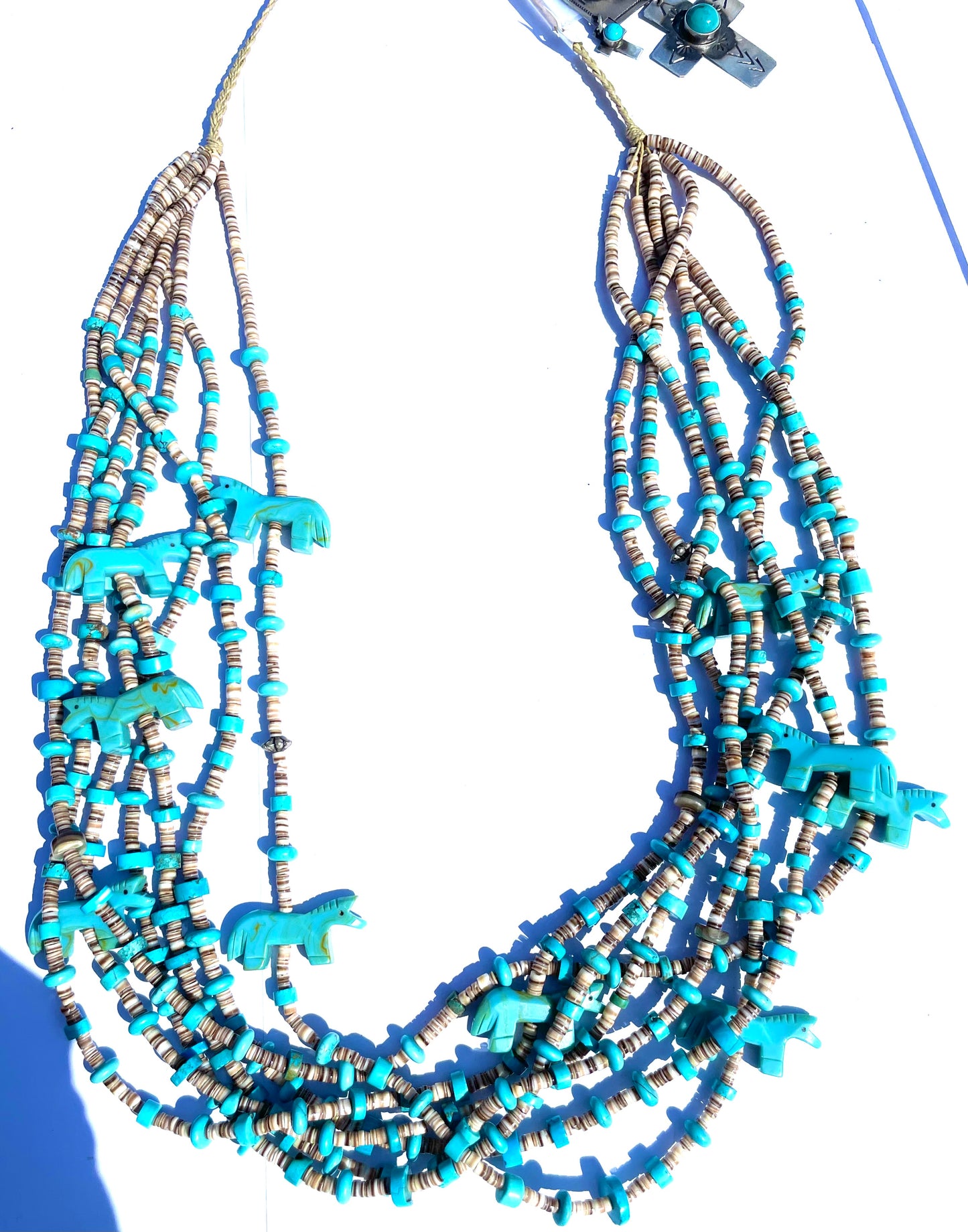 Amazing multi strand power animal necklace