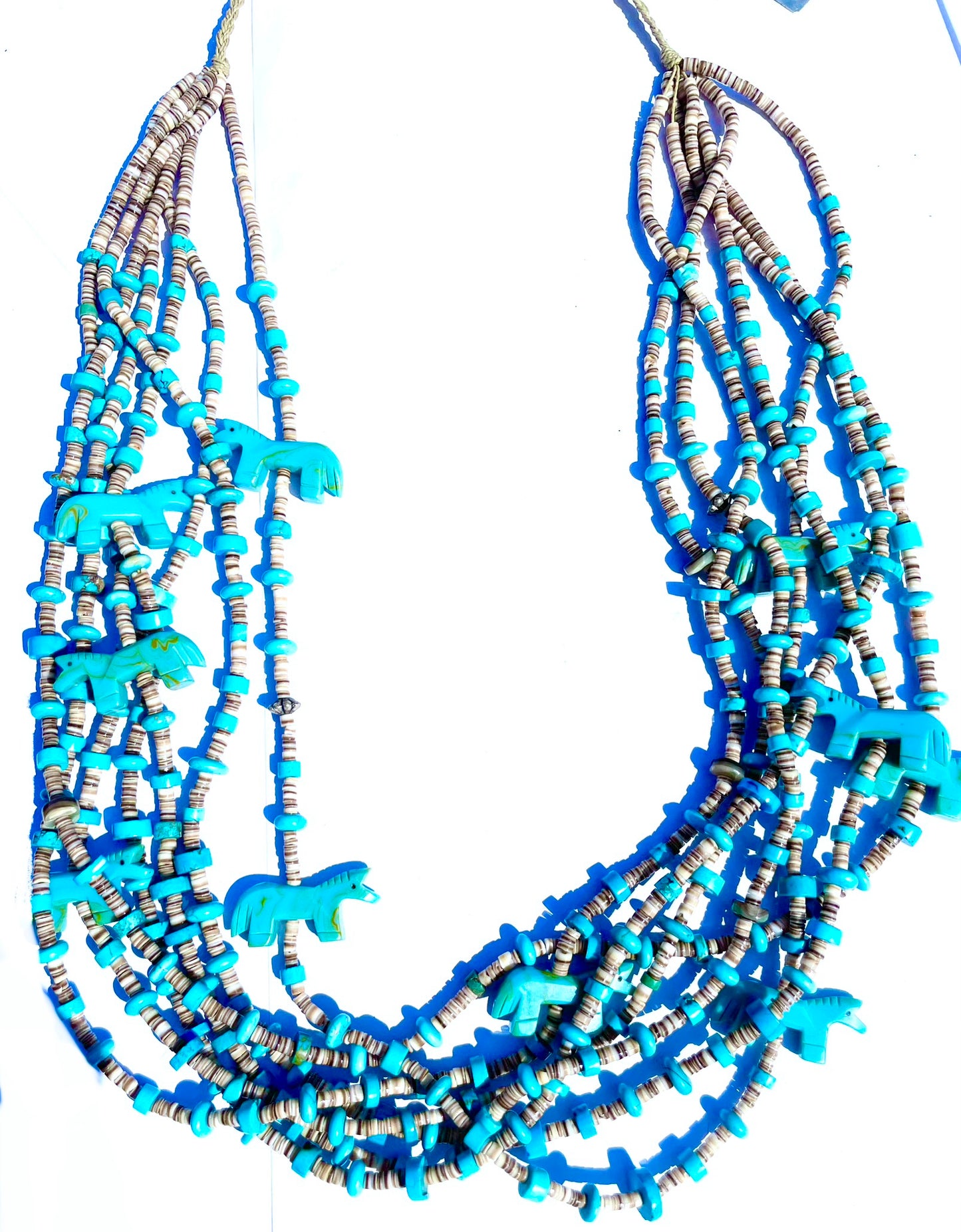 Amazing multi strand power animal necklace