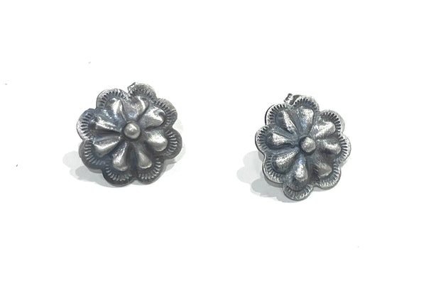 Concho earrings studs