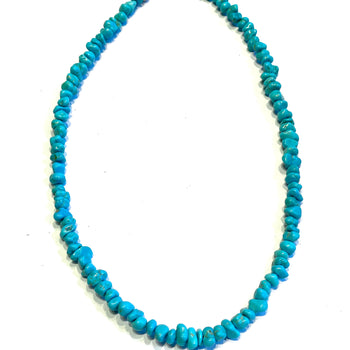 Turquoise Choker nugget necklace