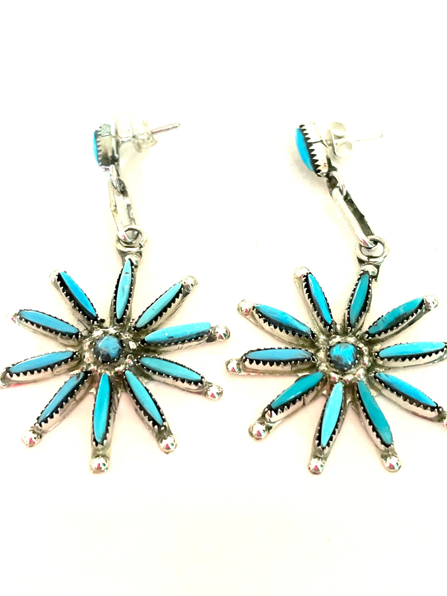 Zuni star earrings