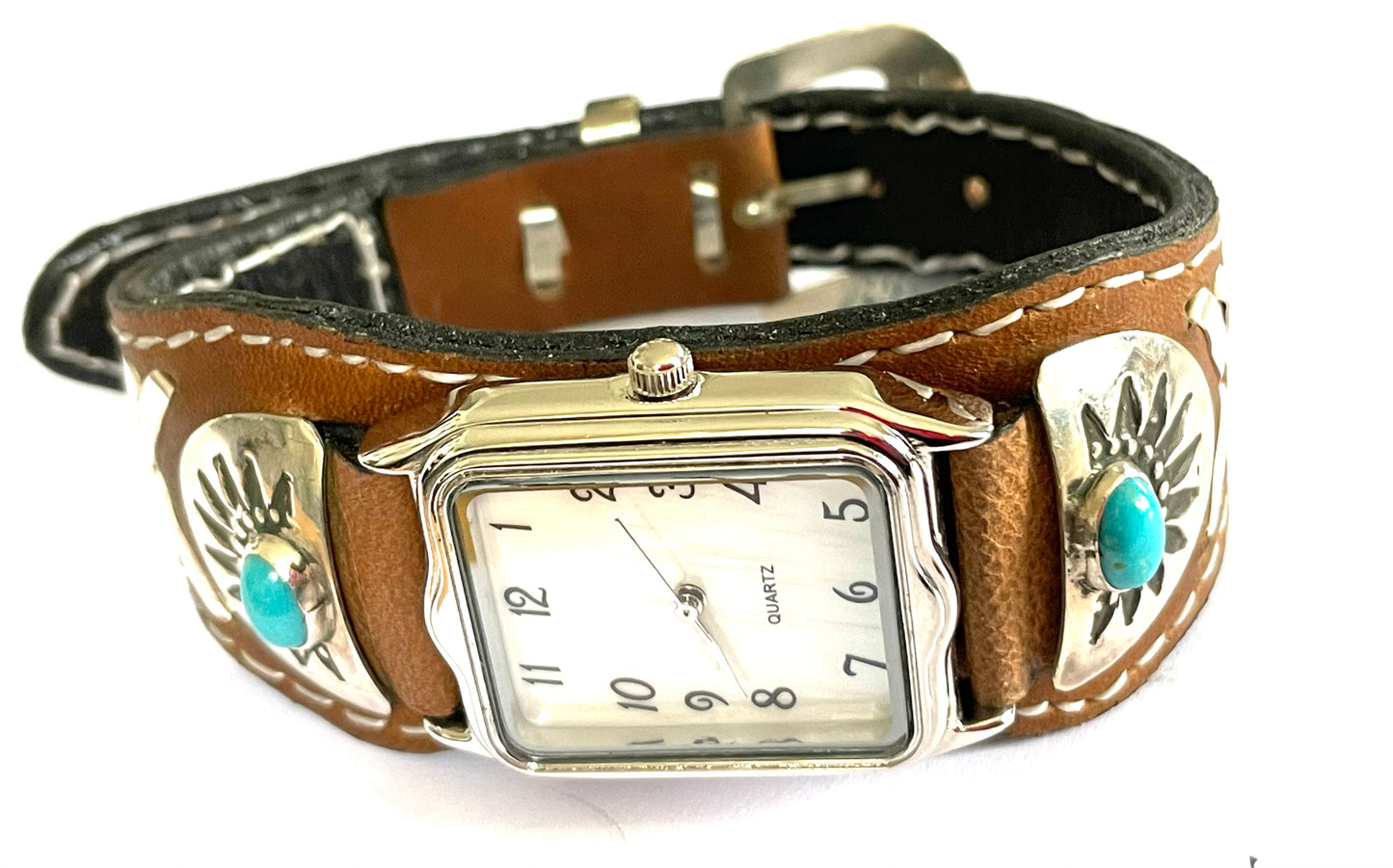 Navajo sterling silver watch