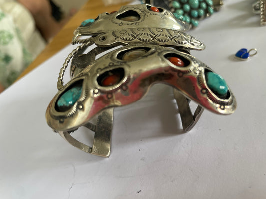 Amazing vintage butterfly Navajo bracelet
