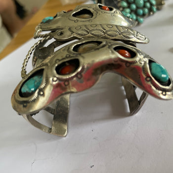 Amazing vintage butterfly Navajo bracelet