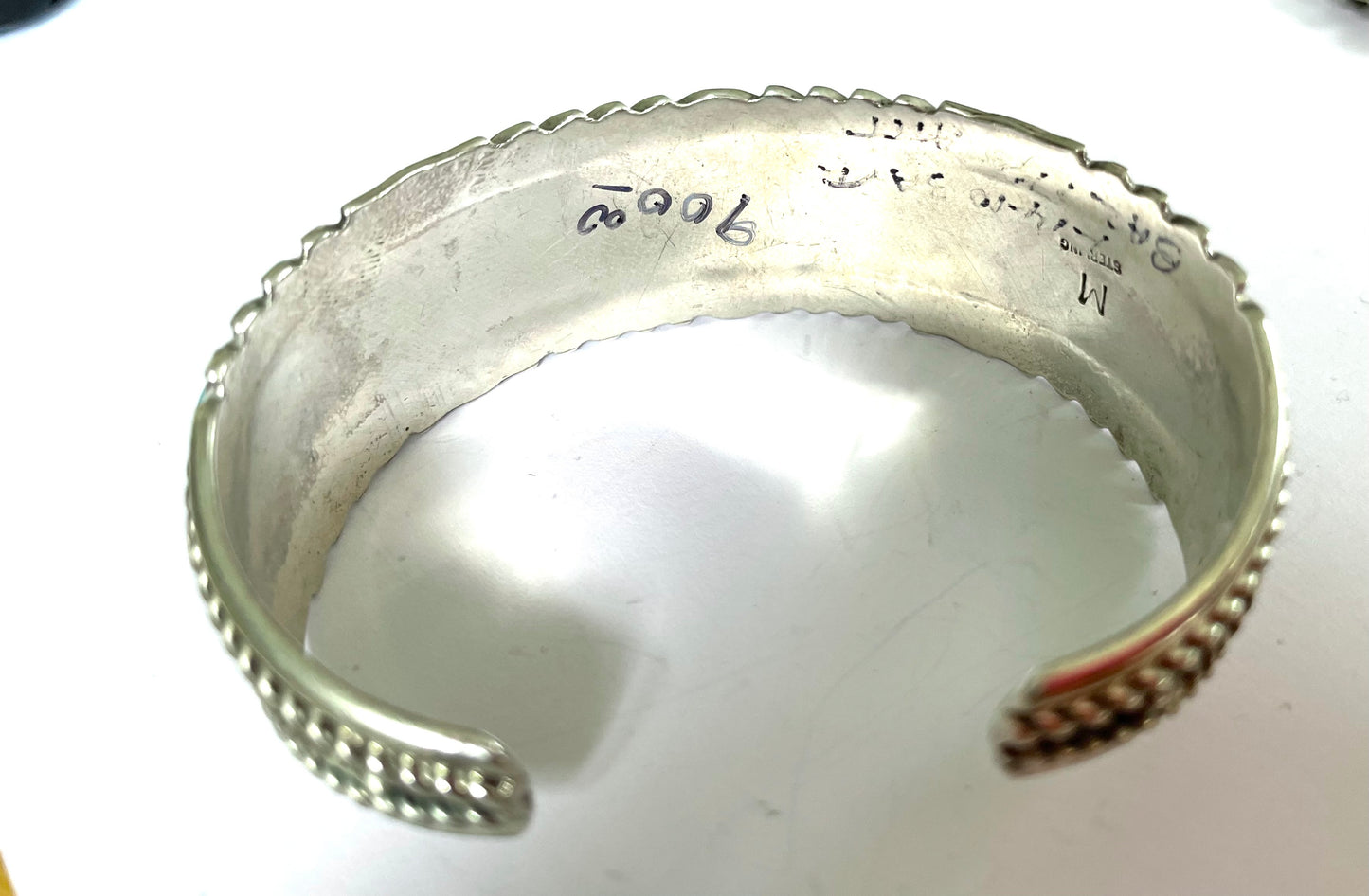 Turquoise nugget vintage bracelet