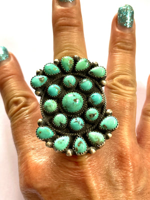 turquoise ring vintage Navajo
