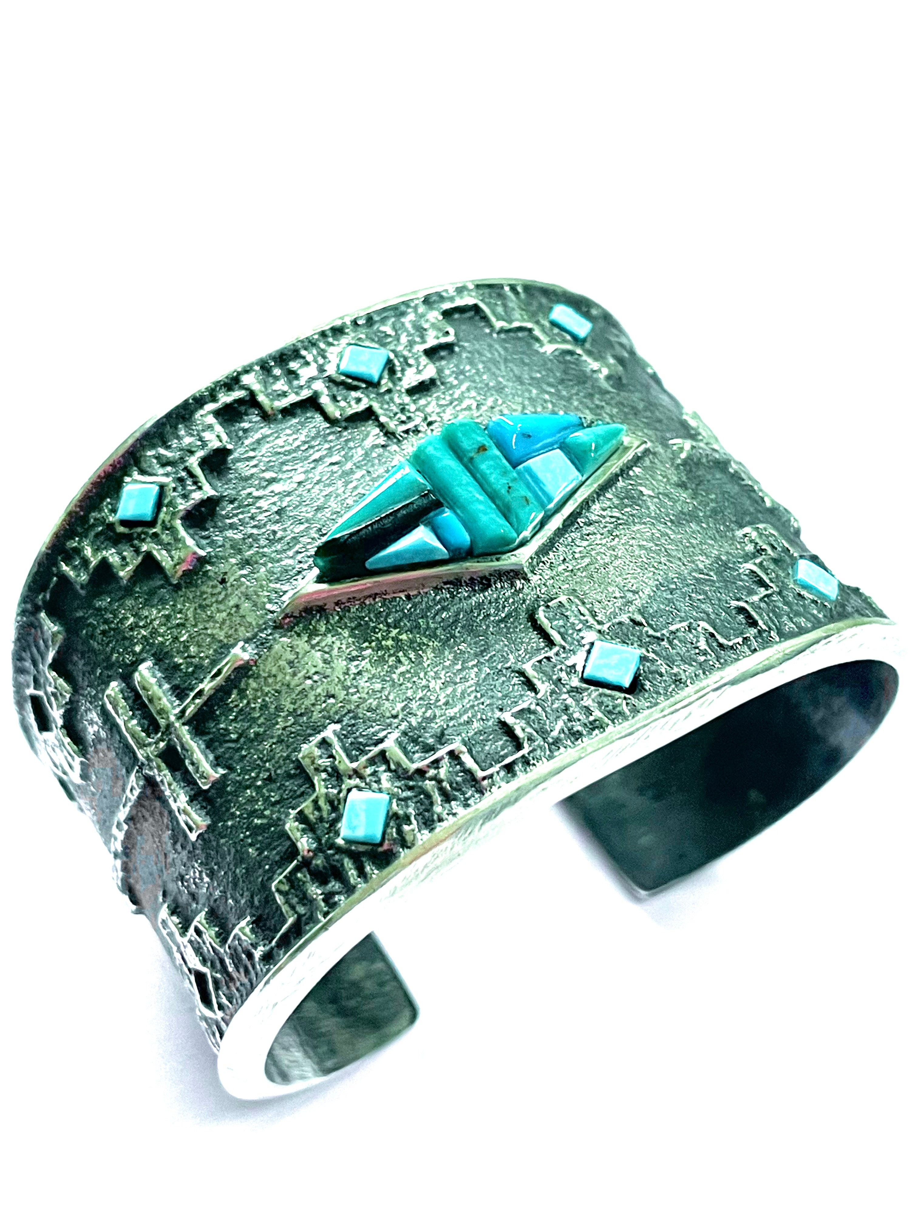 Sand-cast bracelet Navajo