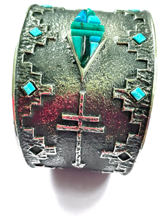 Sand-cast bracelet Navajo