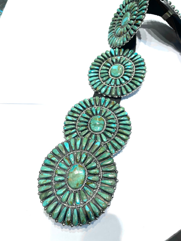 Turquoise amazing concho belt