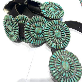 Turquoise amazing concho belt