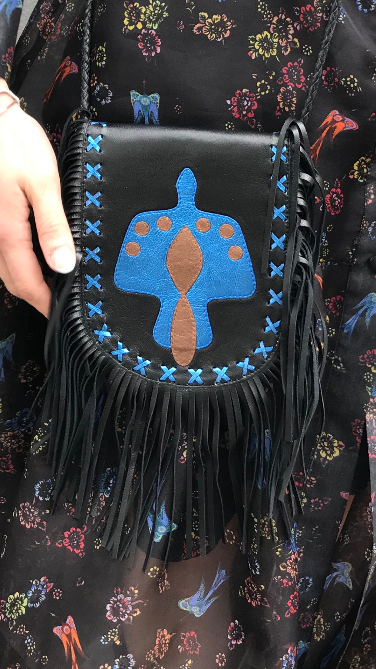 Fringed bag Jessie Western