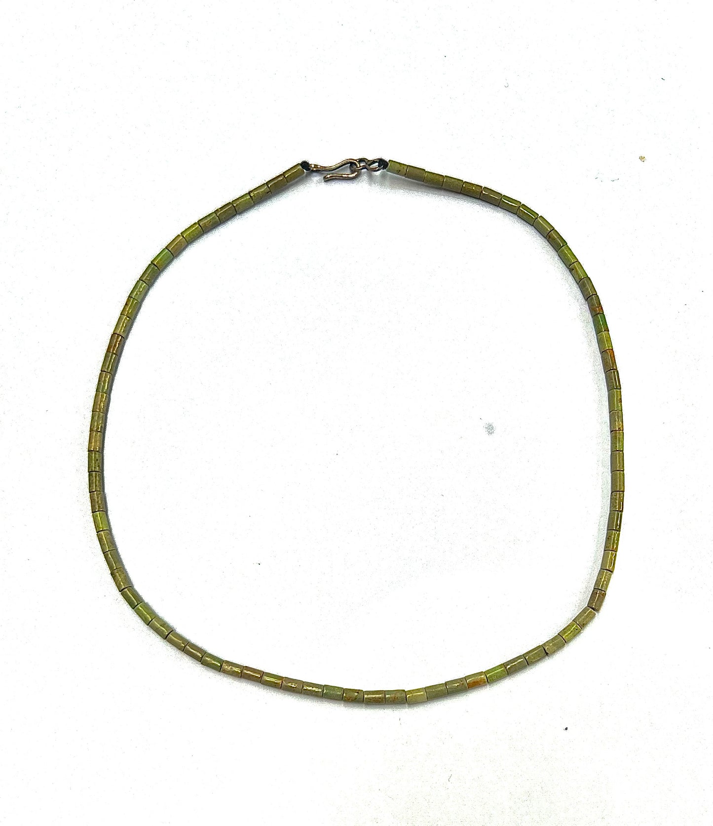 Green turquoise necklace real turquoise