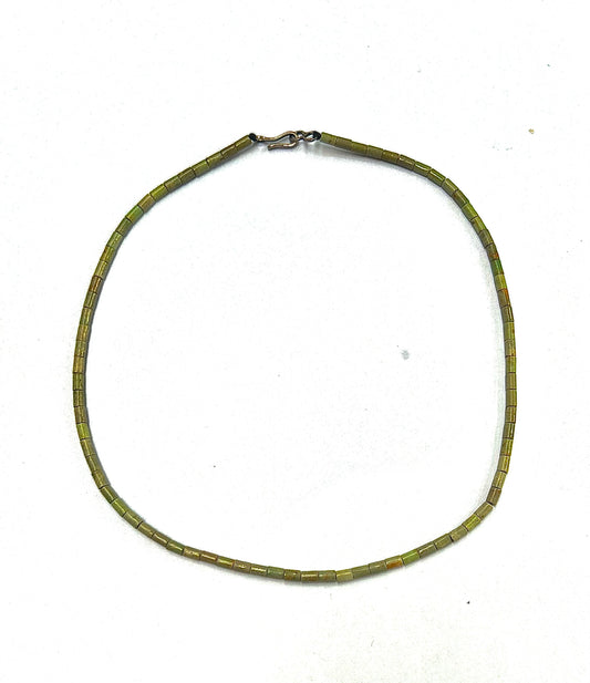 Green turquoise necklace real turquoise