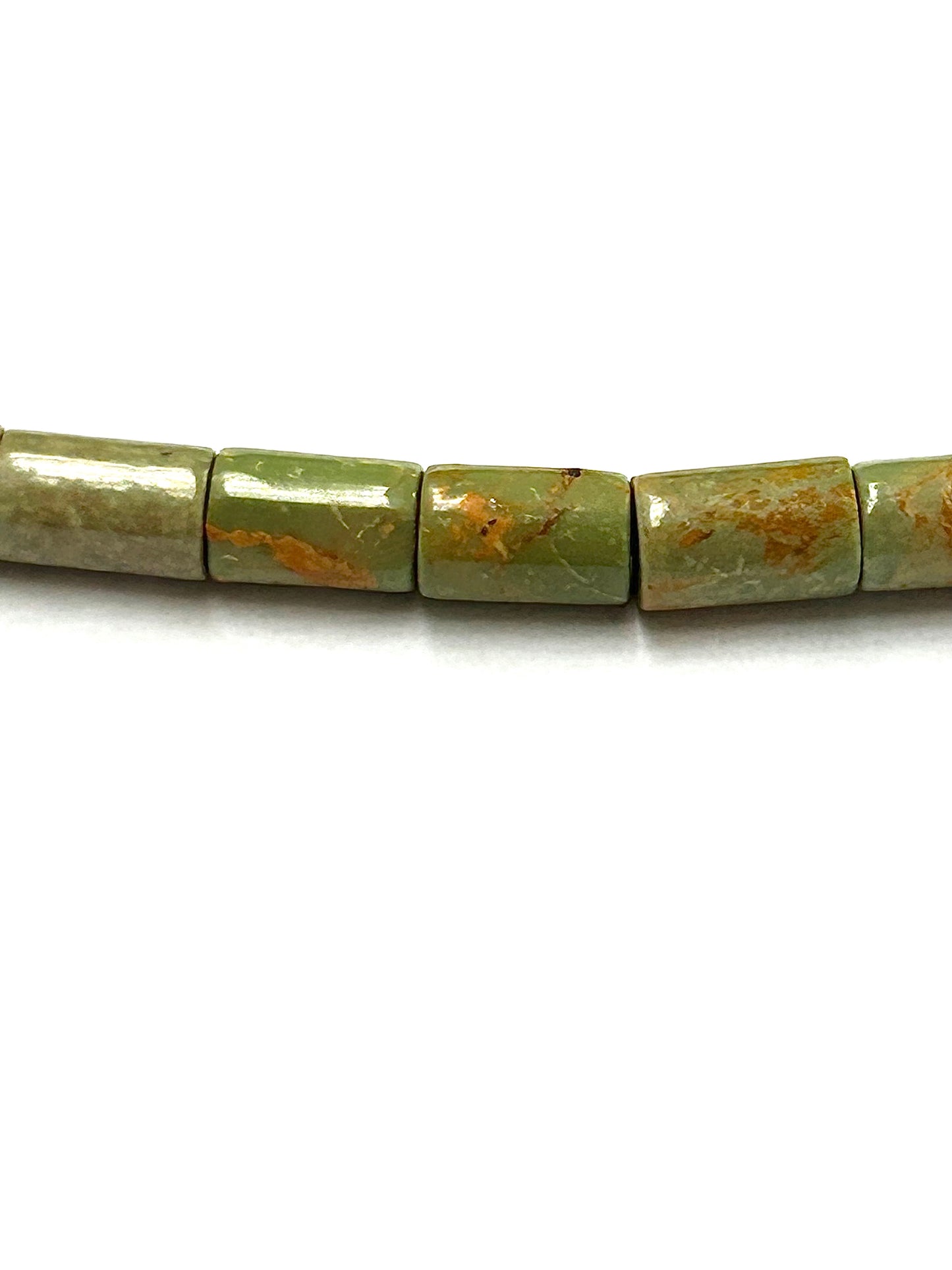 Green turquoise necklace real turquoise