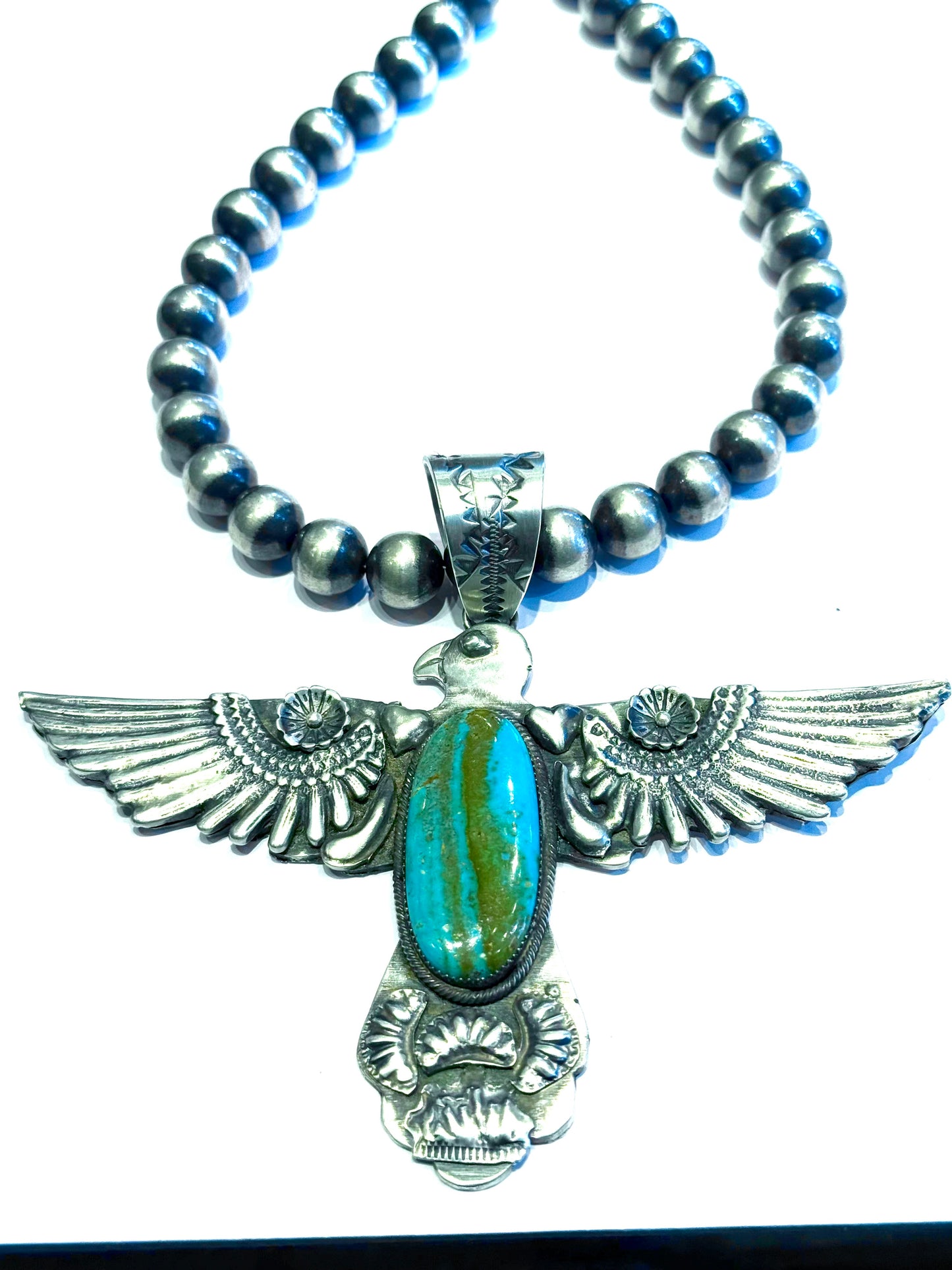 eagle pendent sterling  silver eagle Navajo
