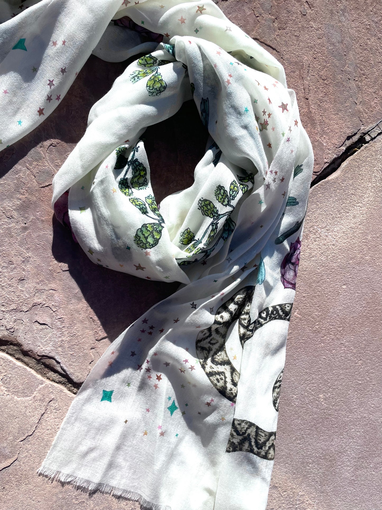 Jessie large snake scarf