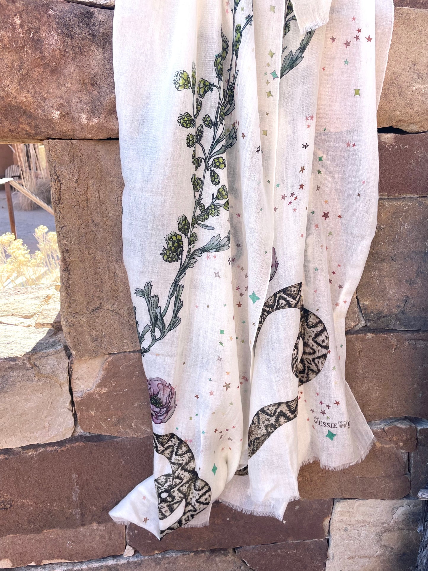 Jessie large snake scarf