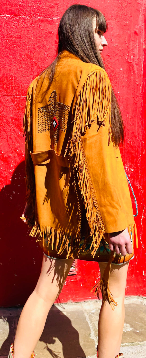 Jessie Western Fringed eagle jacket limited edition