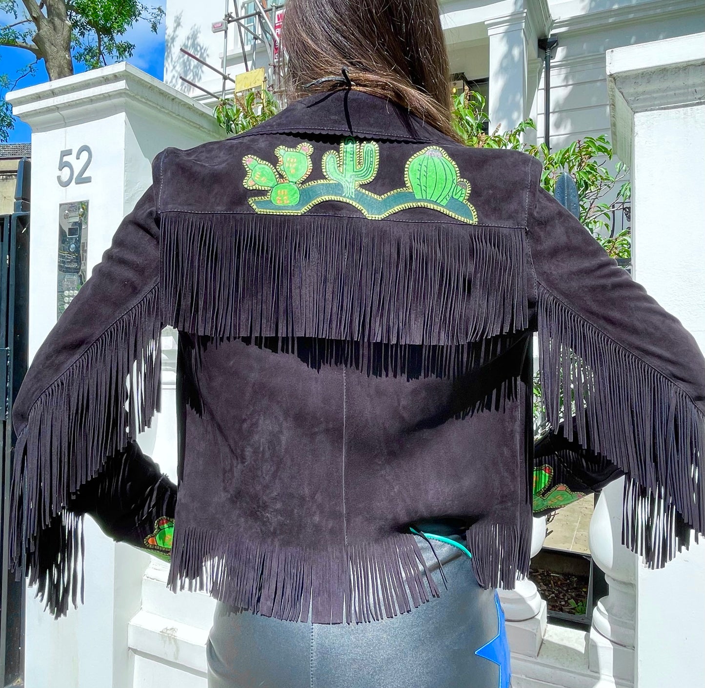 Suede jessie western brand cactus jacket