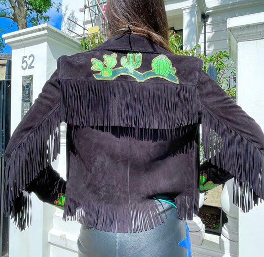 Suede jessie western brand cactus jacket