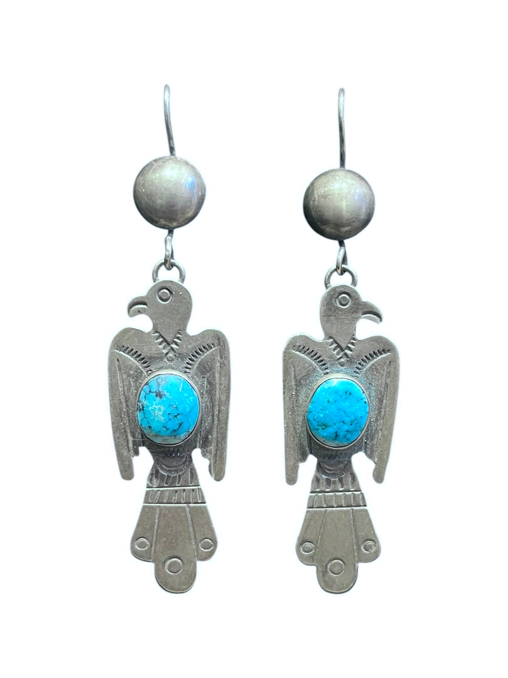 Eagle earrings sterling silver