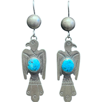 Eagle earrings sterling silver