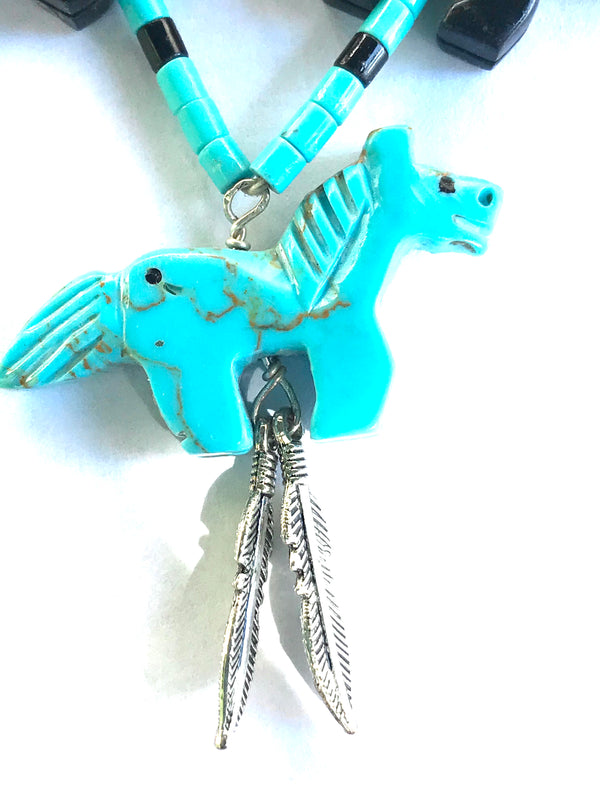 Horse power animal necklace