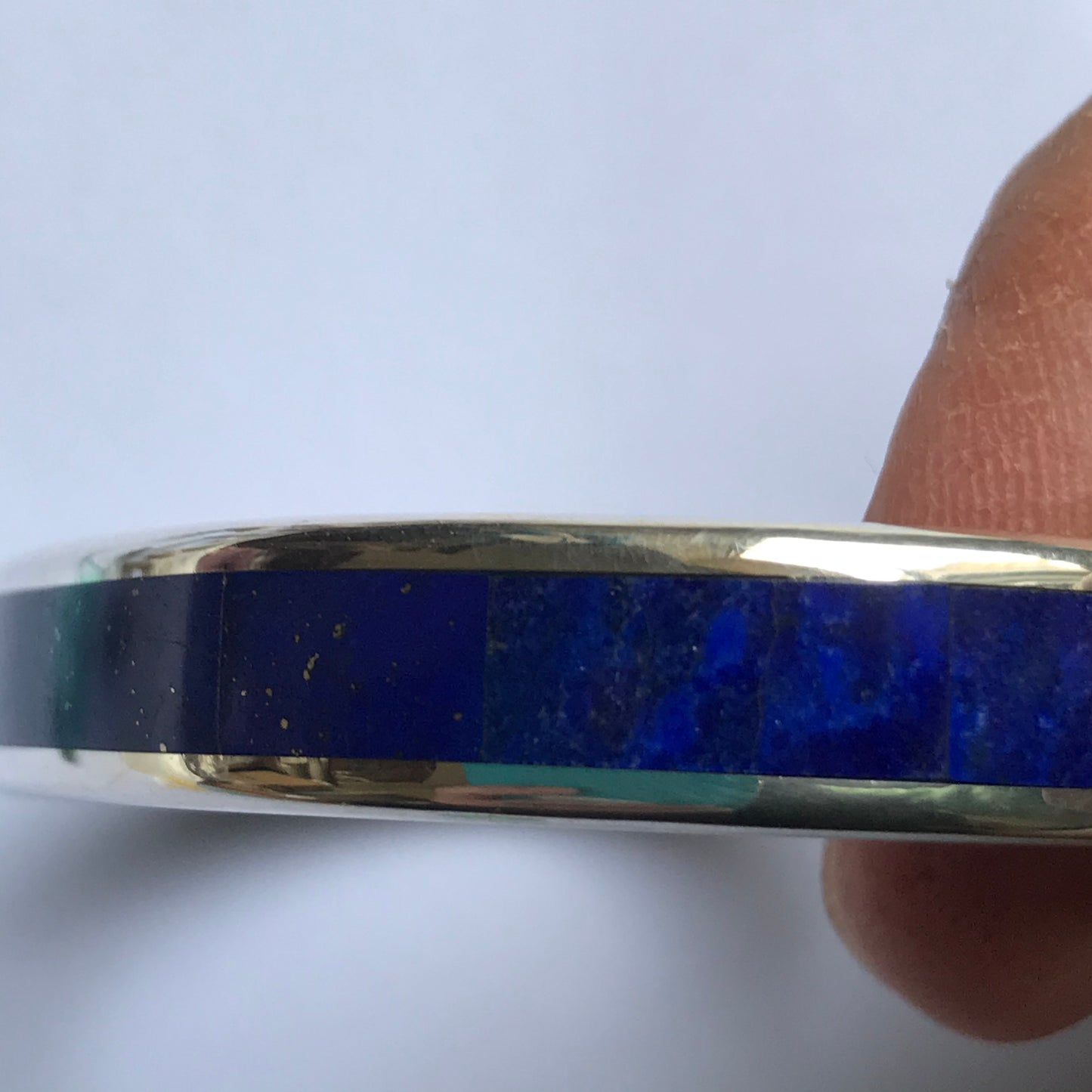 Stunning lapis bracelet ( large size )