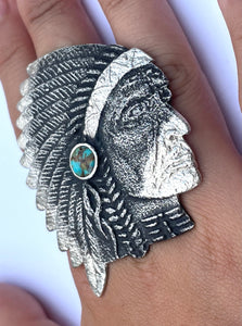 Sandcast Navajo ring