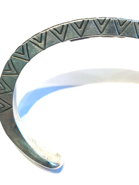 Sterling silver Navajo bracelet