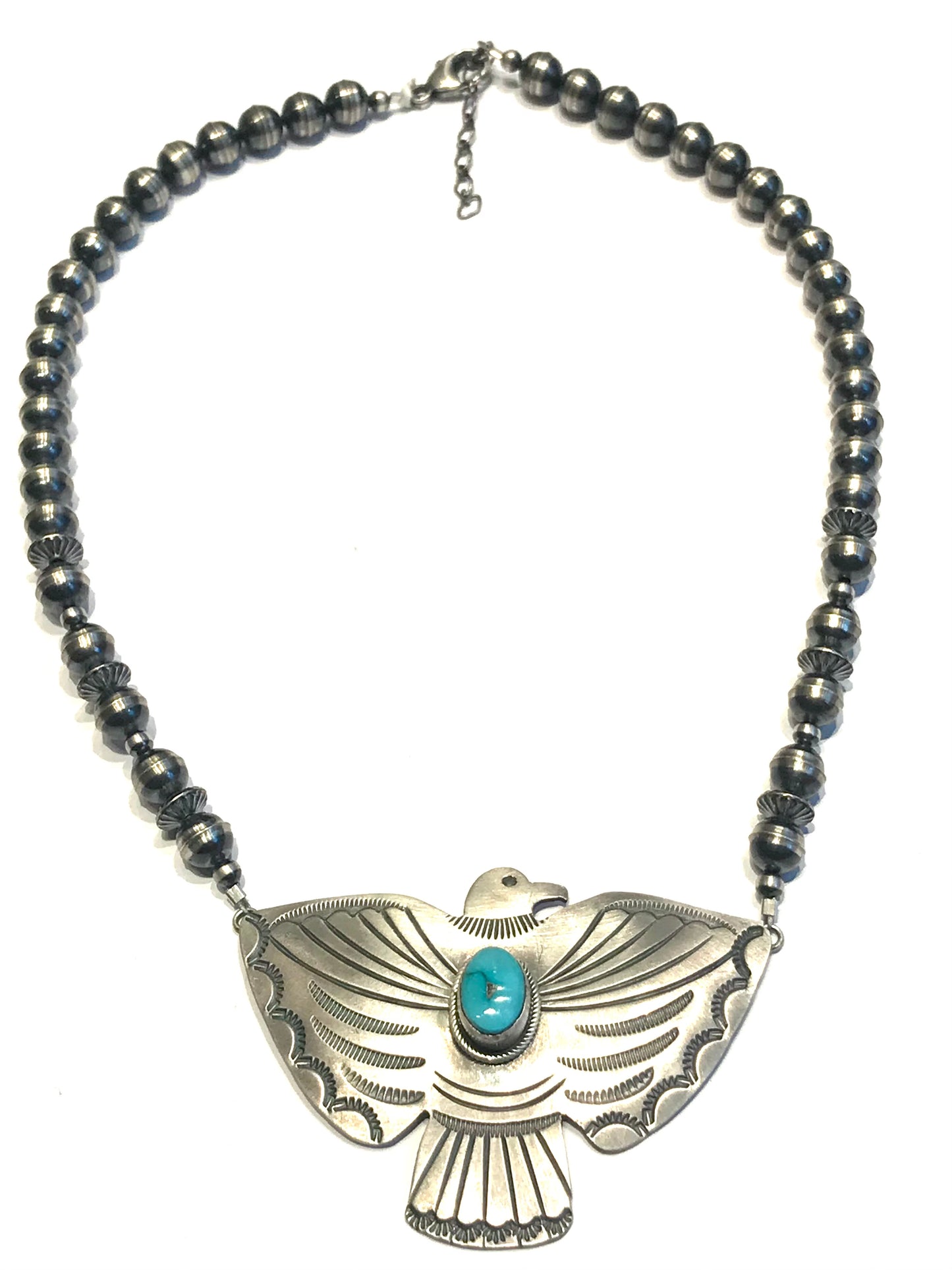 Amazing eagle/ thunderbird Navajo necklace