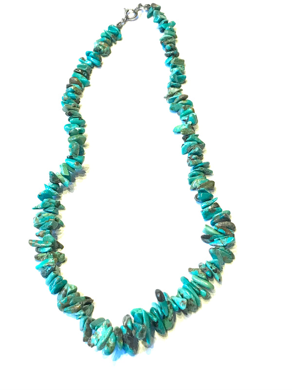 Stunning  turquoise nugget necklace