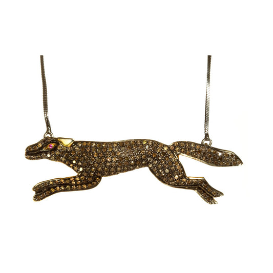 Pathfinder Fox Diamond Pendant