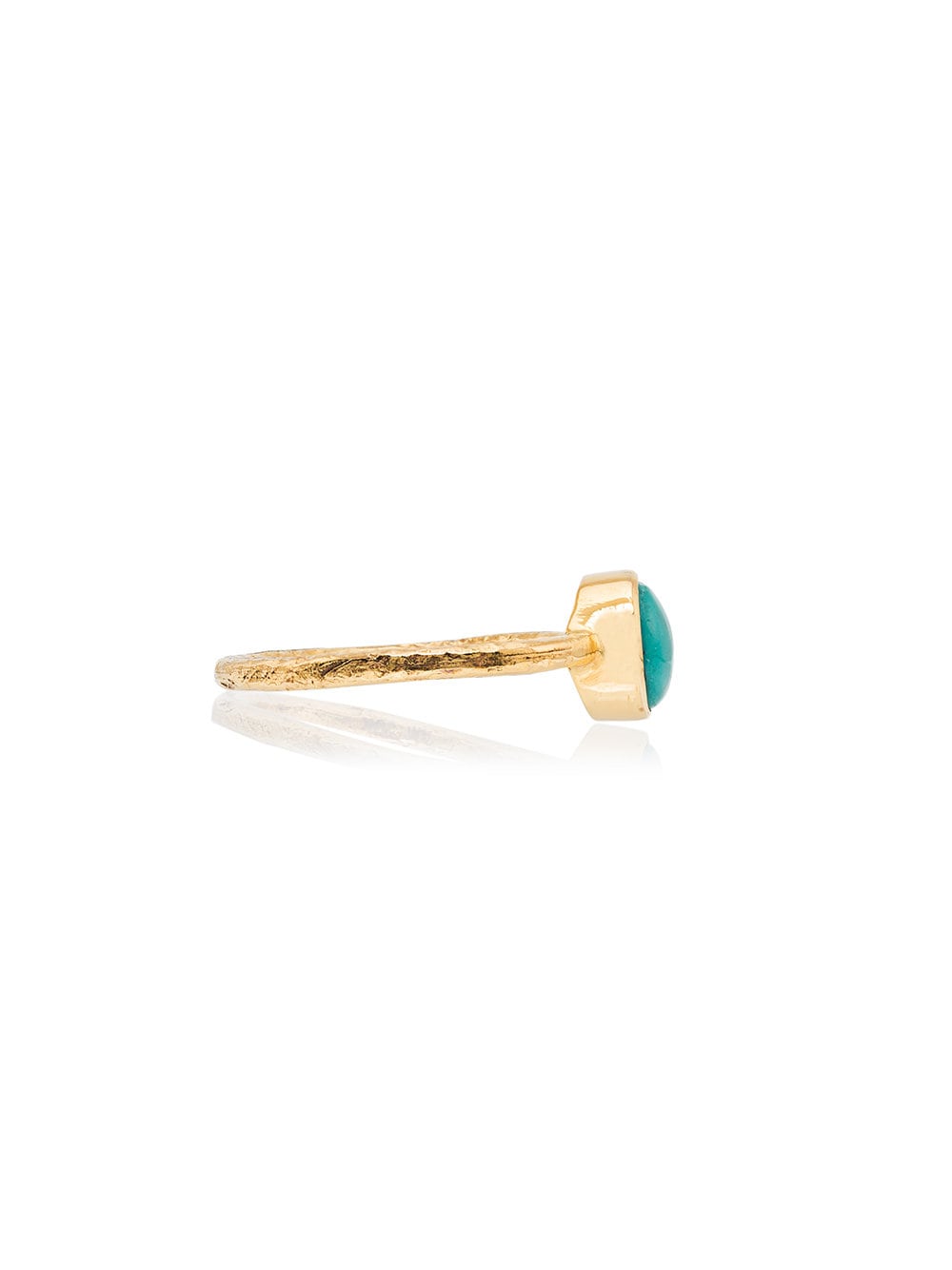 18k gold and turquoise Sleeping Beauty ring